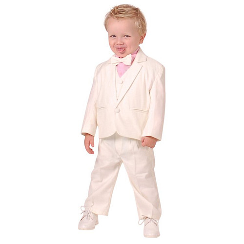 Luxe babykostuum effen ivoor