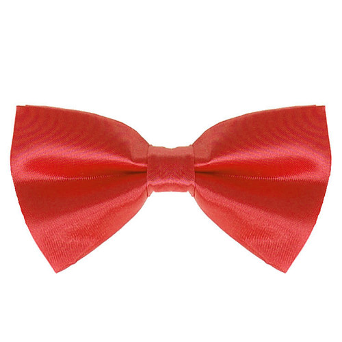 Vlinderstrik Kindermaat Satijnachtig Zalmroze - 9,5cm