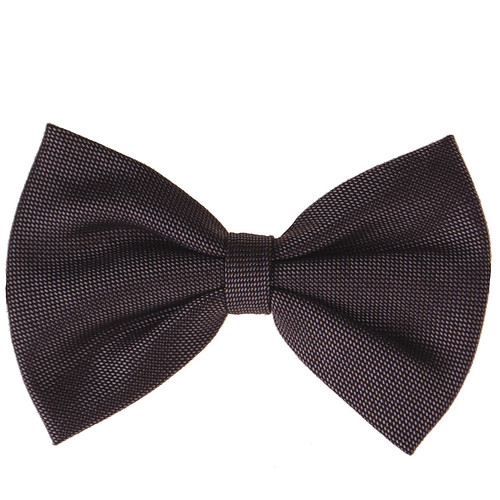 Vlinderstrik glimmend blauw/grijs