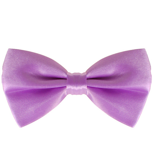 Vlinderstrik lila glimmend