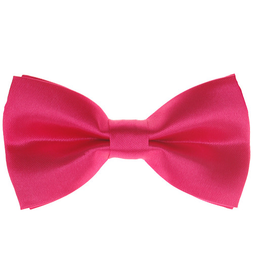 Vlinderdas glimmend fuchsia