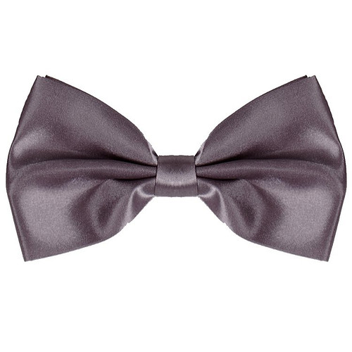 Vlinderstrik Glimmend Grijs voor heren