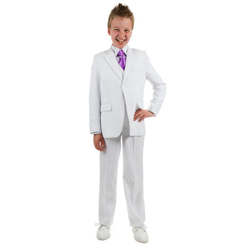 Luxe kinder kostuum wit