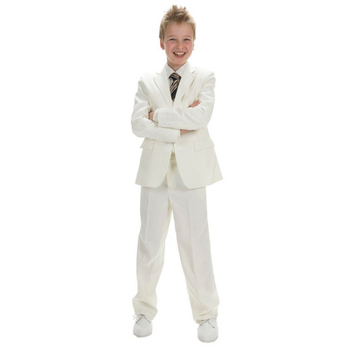 Luxe kinderkostuum effen ivoor