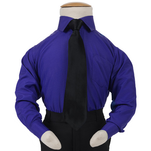 Kinderoverhemd koningsblauw