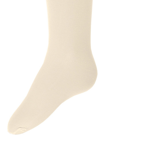 Dikke kinderpanty 80 DEN effen Ivoor