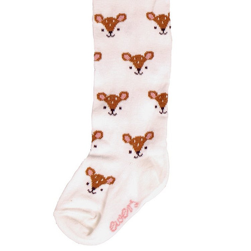 Babymaillot off-white met Hertjes - Biologisch Katoen (GOTS)