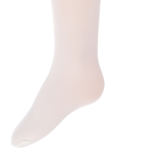 Dikke kinderpanty 80 DEN effen Wit