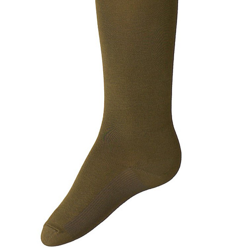 Kindermaillot effen Olijfgroen