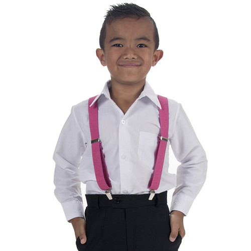 Kinder bretels fuchsia