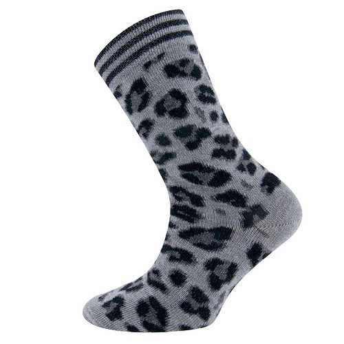 Kindersokken Grijs met Wildlife print