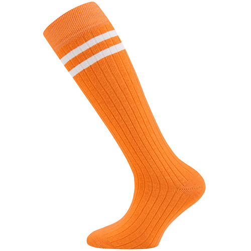 Kniekous Ewers Kindermaat - Oranje met Rib en Witte Strepen