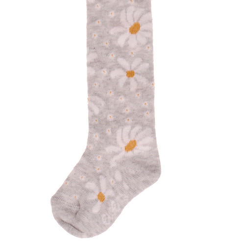 Maillot Kindermaat Ewers - Lichtgrijs met Witte Margrieten - Bloemen