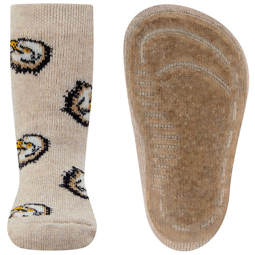 Antislipsok Ewers - Beige/Zandkleur met Zeearenden