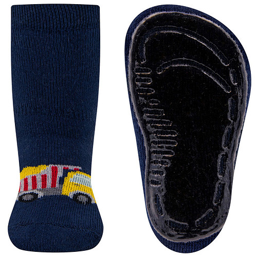 Antislipsok Ewers - Donkerblauw met Vrachtauto / Kiepwagen