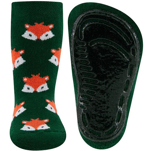 Antislipsok Groen met Vosjes