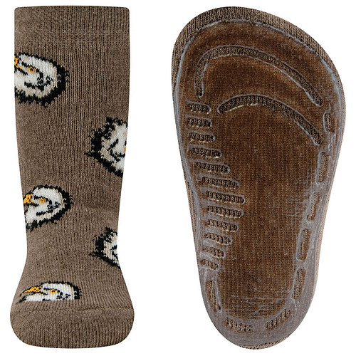 Antislipsok Ewers - Grijsbruin met Zeearenden - Grote Maten Volwassenen