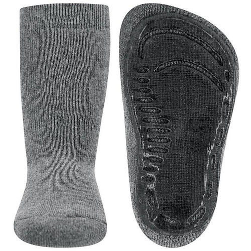 Antislipsok Effen Grijs - Ewers