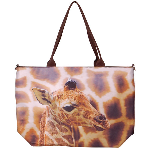 Handtas groot giraffe
