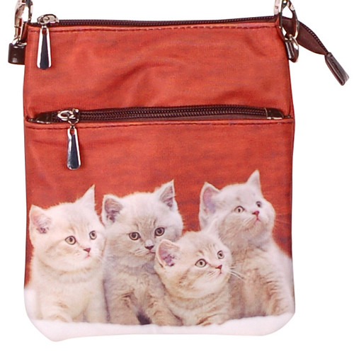 Schoudertasje poesjes 