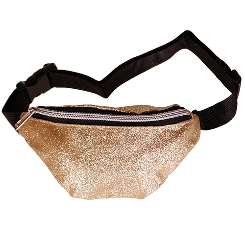 Heuptas voor kinderen glitters goud