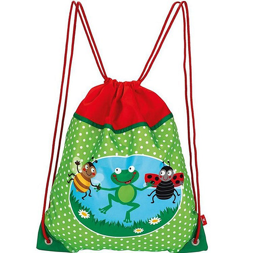 Trekkoord tas - Kikker Lieveheersbeestje Bij