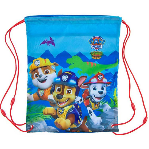 Trekkoordtas Paw Patrol - Dino Rescue - Blauw - 40x32cm