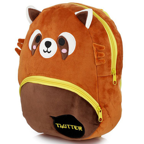 Rugzak Kindermaat - Rode Panda - Adoramals - Pluche - 30x23x10cm