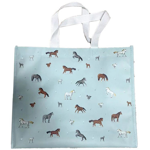 Shopper Boodschappentas Paarden - Willow Farm - Originele Licentie - Duurzaam Herbruikbaar - 40x17x33cm