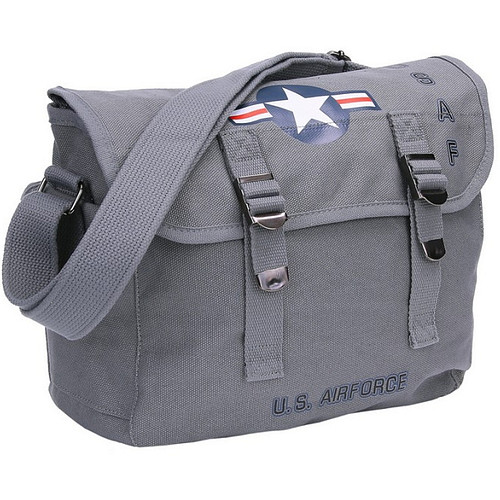  Schoudertas - Pukkel US Air Force grijs