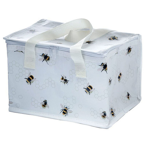 Koeltas Bijen Bijenkorf RPET - Wit - 20x30x20cm