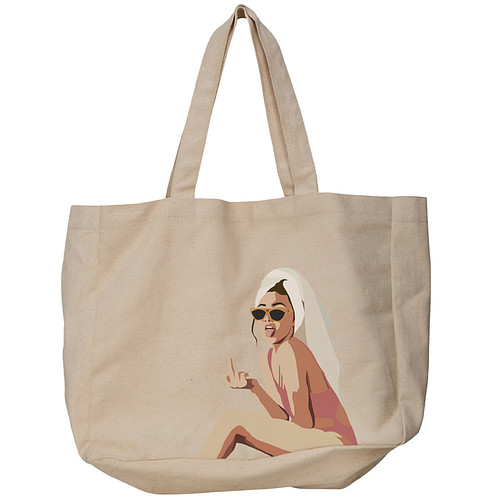 Grote tas - Kylie - Biologisch Katoen - 48x14x42cm