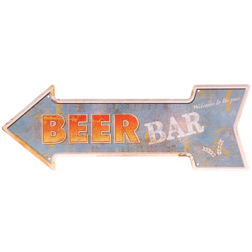 Metalen pijl - beer bar