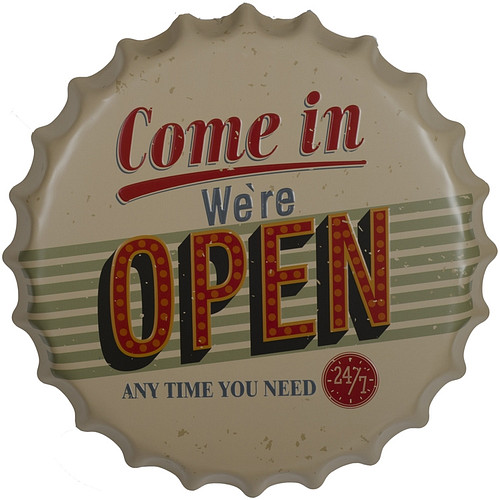 Bierdop/kroonkurk open