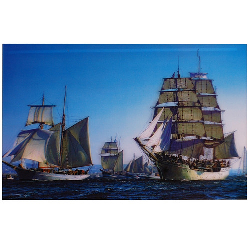 3-d poster zeilschepen