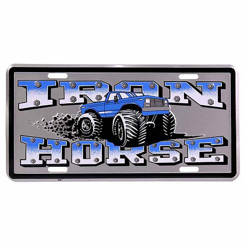 Amerikaans nummerbord - Iron Horse