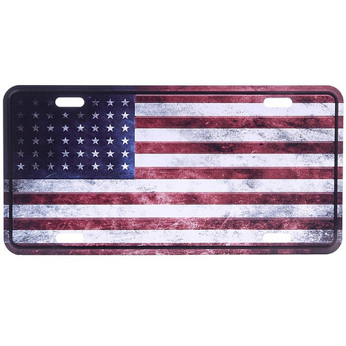 Amerikaans nummerbord - Amerikaanse vlag WWII 