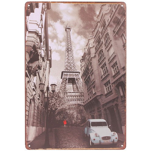 Metalen plaatje - I want to ride my bicycle