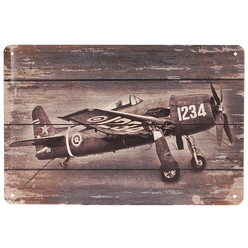 Metalen plaatje - Thunderbolt