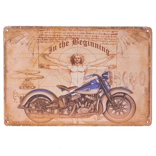 Metalen plaatje - In the beginning