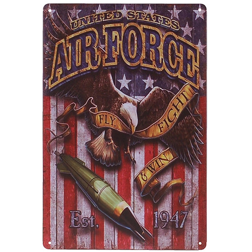 Metalen plaatje - United States Airforce