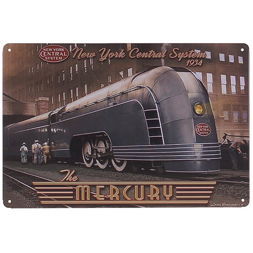 Metalen plaatje - The Mercury - Train