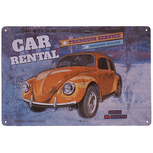 Metalen plaatje - Volkswagen Kever
