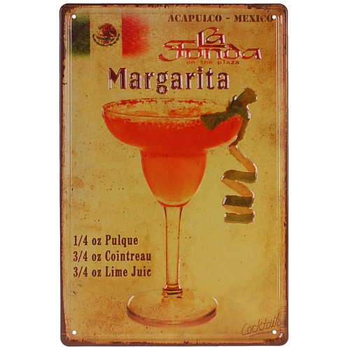 Metalen plaatje - Margarita
