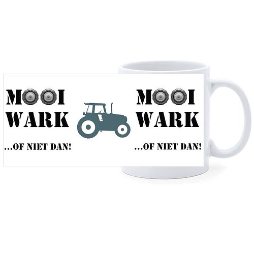 Beker - Tekst - Mooi Wark - Trekker/Tractor