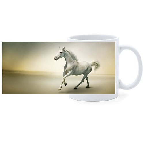 Beker - Paard Wit Arabier