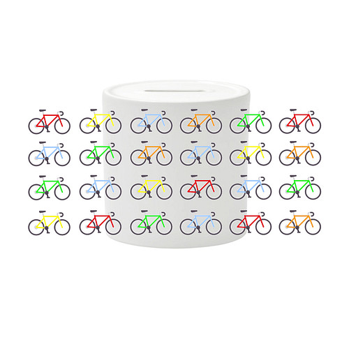 Spaarpot - Racefietsen in Diverse Kleuren