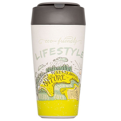 PLA/plant bioloco beker to go 420ml - Eco-Friendly Lifestyle