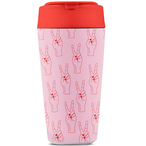 PLA/Plant - Bioloco Beker to Go - Peace - 420ml