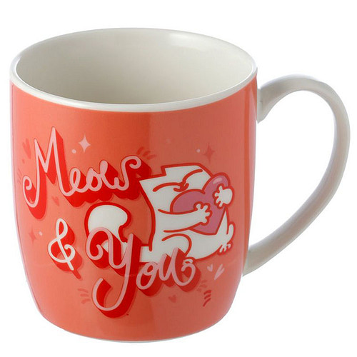 Beker Simon's Cat Meow & You - Rood - Porselein - 300ml